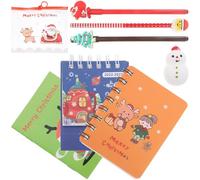 Ciieeo Kit De Papeterie De Noël 8 Pièces Ensemble De pour Étudiants Kit De Stylos De Noël Design À La Mode Style Aléatoire