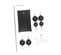 Ciieeo Kit de Poulies Scientifiques avec Support Galvanisé Épais Base Stable Antichute pour Expériences de Physique Scolaires Montage Rapide pour Étudiants et Enseignants