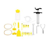 Ciieeo Kit de Purge D’Huile de Frein pour Vélo Abs, Usage Général | Remplissage ou Vidange du Liquide Minéral, Base, Entonnoir, Connecteurs Applicables, Atelier Maison