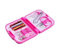 Ciieeo Kit de Réparation de Couture Portable de Voyage Mini Boîte à Couture Ciseaux Fil Pince à Épiler pour La Maison