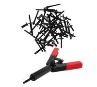 Ciieeo Kit de Rivetage Automobile avec Rivet Plastique Outil Manuel pour Fixation Panneaux de Porte Rapide et Fiable pour Réparation et Entretien Véhicules
