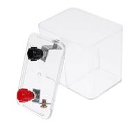 Ciieeo Kit de Science Batterie Expérimentale avec Conteneur Transparent Fils Électrodes Cuivre et Zinc pour Electrolyse et Electroplacage Accessoires et Faciles à Nettoyer pour