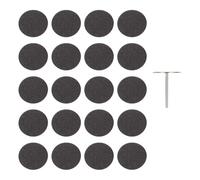 Ciieeo Kit Manucure Pédicure 101 Pièces Embouts Ponceuse en Pierre Volcanique et Acier Inoxydable, Accessoires Faciles à Installer pour Enlever les Peaux Mortes