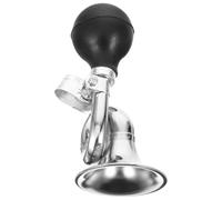 Ciieeo Klaxon de Guidon Vélo en Métal Rétro, Trompette à Air Puissante 7 Pouces, Installation Simple sans Outil, Accessoire pour Cyclisme en Extérieur