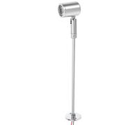 Ciieeo Lampadaire sur Pied LED pour Vitrine de Bijoux Spots Intérieurs en Aluminium et Fer, Design Portable et Tête Ajustable pour Éclairage D'intérieur en Cabinet