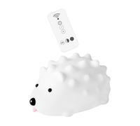 Ciieeo Lampe de Chevet Hérisson LED Rechargeable USB Silicone Multicolore 2W Capteur Tactile Lampe de Nuit Décorative et Réglable pour Chambre D’Garçon et Filles Bureau ou