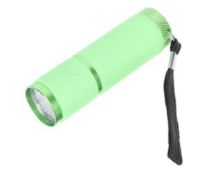 Ciieeo Lampe Torche UV 9 LED Violette Compacte pour Manucure Lampe Portable Verte pour Séchage Rapide Outil de Détction Billets et Identification D'argenté LED Professionnelle pour Nail