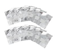 Ciieeo Lingettes Jetables en Aluminium Argenté pour Enlever Vernis à Ongles, 200 Pièces, Pliables en Différentes Formes, pour Usage Professionnel ou Personnel