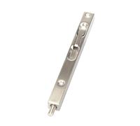 Ciieeo Loquet de Porte Allongé Double en Acier Inoxydable, Verrou Invisible à Double Ouverture, Boulon Encastré Sécurisé pour Porte d'Entrée, Installation Facile, Usage Domestique