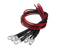 Ciieeo Lot De 10 Ampoules Led Pré-câblées 12v 5 Mm Blanches, Ampoules Pré-led à Faible Consommation D’énergie, Câbles Flexibles, Pour Jouets Télécommandés Et Décoration Intérieure