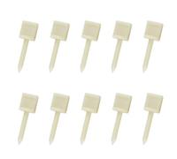 Ciieeo Lot de 10 Clous en Nylon 6,5 Cm, Fixateur de Papier pour Tir à l'arc Extérieur, Broches Fixes Légères et Solide, Accessoires de Chasse à l'arc Pratiques pour Entraînement