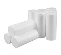 Ciieeo Lot de 10 Cylindres en Mousse Blanche pour Décorations De Noël Blocs De Mousse pour Lartisanat Et Le Modelage 10 Tubes en De Polystyrène De 4 Cm