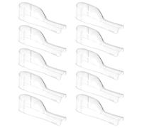 Ciieeo Lot de 10 Embouts de Tête de Brosse à Dents Électrique en Plastique Léger Protection la Pollution Facile à Transporter pour Voyage et Déplacement