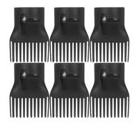 Ciieeo Lot de 10 Embouts Peigne pour Sèche-cheveux Universels en Plastique, Accessoire Solide Haute Température pour Coiffage, Diffuseur D’air pour Volume et Séchage Rapide des Cheveux