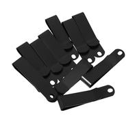 Ciieeo Lot de 10 Pinces de Ceinture en Métal Robuste à Ressort, Clips Polyvalents pour Téléphone Portable, Porte-Outils, Portefeuilles, Fixation pour Ceintures en Cuir, Usage Travail