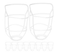 Ciieeo Lot de 10 Porte-Bouteilles de Perfusion Réutilisables, Housses Filets en Plastique Léger pour Flacons Intraveineux et Solutés, Supports Suspendus Universels pour Potence IV et Soins à Domicile