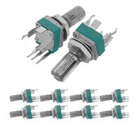 Ciieeo Lot de 10 Potentiomètres Verticaux de Précision Support en Métal, Réglage Audio Haute Précision, Rotation Fluide pour Production Électronique Professionnelle