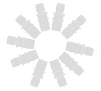 Ciieeo Lot de 10 Raccords à Embout Cannelé 16-20 MM pour Tuyau D’Aquarium Adaptateurs Étanches en Plastique Robuste Joint Haute Densité Connecteurs Rapides pour Conduite D’Eau et