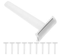 Ciieeo Lot de 10 Rasoirs Jetables D’épilation Double Lame, Compact et Léger, pour Femmes et Hommes, pour Aisselles, Bikini et Voyages, Rasoir Manuel Pratique en Plastique Sécurisé