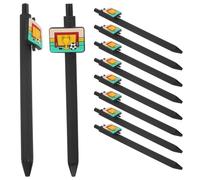 Ciieeo Lot de 10 Stylos à Bille de Football 14,5 Cm Stylo à Thème Sportif Encre Liquide pour Écrire la Main Papeterie Bureau et École Accessoires Fête Foot