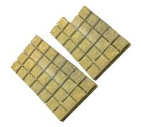 Ciieeo Lot de 100 Bouchons de Substrat sans Terre 25x25x40 Mm pour Culture Hydroponique Intérieure, Pastilles de Démarrage pour Semis et Bouturage, Blocs de Culture Hors-Sol