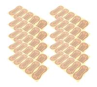 Ciieeo Lot de 100 Protège-Slips Adhésifs en Papier Kraft Noir pour Maillots de Bain, Culottes et sous-vêtements Féminins, Bandes de Doublure Confortables, Douces, Respirantes,