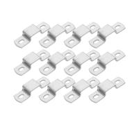 Ciieeo Lot de 12 Colliers de Serrage en Acier Inoxydable 304 Supports en U pour Tubes Carrés 039 X 039 Pouces Fixations à Angle Droit pour Montage de Tuyauterie Porte-Clip Robustes