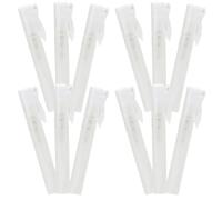 Ciieeo Lot de 12 Flacons Vaporisateurs de Parfum de Voyage 10 Ml Transparents en Polypropylène, Mini Bouteilles Pulvérisateurs Rechargeables et Étanches, Adaptés pour Parfums et Lotions,