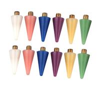 Ciieeo Lot de 12 Pièces Stylo à Bijoux Double Embout Cire pour Nail Art, Sélecteur de Strass Ongles Multicolore, Outil Précis Pose Décorations Onglerie