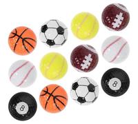 Ciieeo Lot de 12 Set de Golf Colorées en Résine Résistante pour Entraînement Intérieur et Extérieur de Golf en Plastique Fourniture Sportive pour Exercice et Présent