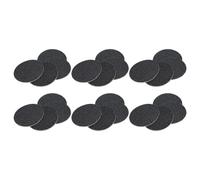 Ciieeo Lot de 120 Disques de Ponçage Noirs Type Pierre Volcanique pour Lime à Pieds Électrique, Papier de Verre 60 Grains Grossiers, Accessoire de Ponçage pour Éliminer Callosités et