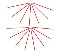 Ciieeo Lot de 15 Pièces 15 Bâtonnets de Parfum en Plastique Fourniture Pratique Couleur Rouge pour Brûleur de Parfum Électrique à pour Prières et Souhaits