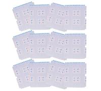 Ciieeo Lot de 16 Couvertures Transparentes Auto-adhésives en Pp A4, Protection Imperméable Anti-rides pour Manuels Scolaires, Format Grand, Film de Protection Mate pour Livres Étudiants