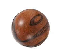 Ciieeo Lot de 2 Balles de Massage en Bois Naturel pour Mains, Boules D’exercice Portatives pour Renforcement Musculaire et Relaxation, Masseur Mains Personnes Âgées, Stimulation Points