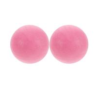 Ciieeo Lot de 2 Balles de Massage en Tpe Rose Clair, Boules de Massage Myofasciales pour Yoga et Relaxation Musculaire, Balles de Mobilité pour Points d'Acupuncture et Entraînement