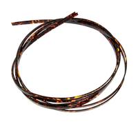 Ciieeo Lot de 2 Bandes de Reliure pour Guitare Classique en Plastique Motif Tigre Ivoire, Dimensions 1650 X 4 X 1,5 Mm, Accessoire Décoratif Réparation, Bande de Filet DIY pour