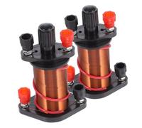 Ciieeo Lot de 2 bobines électromagnétiques en cuivre pour l'enseignement des bobines auxiliaires, physique, expérience, solénoïde pour école, laboratoire, portable