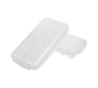 Ciieeo Lot de 2 Boîtes de Conservation des Œufs 18 Cases en Plastique Transparent, Organiseurs D'œufs Empilables pour Réfrigérateur, Porte-œufs Compact pour Optimisation de Rangement
