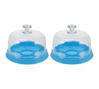 Ciieeo Lot de 2 Boîtes de Rangement Anti-Poussière pour Pièces de Montre Couvercle Transparent, Plateau d'Horloger Compact et Portable, Outil de Réparation Montre Adapté aux Mécanismes