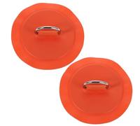 Ciieeo Lot de 2 Boucles Acier Inoxydable Orange pour Accessoires Paddleboard, Fixation Corde de Rangement Sécurisée pour Kayak, Canoë et Planche à Pagaie - Accessoires Nautiques Robustes