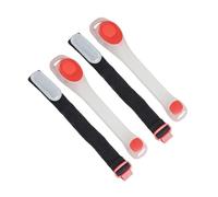 Ciieeo Lot de 2 Brassards Lumineux à LED Rouges pour Course à Pied Brassards Réfléchissants Flexibles et Légers Sécurité Nocturne pour Jogging Randonnée et Activités Extérieures