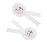 Ciieeo Lot De 2 Broches « Maman À Venir » pour Révéler Le De Votre Bébé Accessoires De Fête Prénatale Épingle De Célébration pour Futur Papa Épingle De Corsage pour Future Maman
