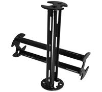 Ciieeo Lot de 2 Clés à Molette en Acier Renforcé Noir, Multifonctions pour Plomberie Salle de Bain Cuisine, Outils Compacts pour Installation et Retrait de Robinet, Clé à Plombier