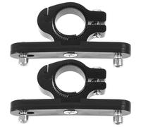 Ciieeo Lot de 2 Colliers de Serrage en Alliage Robuste Adaptateurs de Porte-Bidon pour Tige de Selle et Guidon Support de Bidon Vélo Route Compatible Cadre et Installation Polyvalente