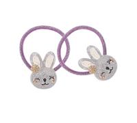 Ciieeo Lot de 2 Élastiques à Cheveux Lapin pour Fille Petits Accessoires Mignons en Résine Violette Adaptés aux Cheveux Fins et Bouclés pour Coiffures D’garçon et Filles et Bébés Kawaii