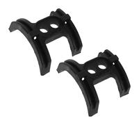 Ciieeo Lot de 2 Guides-Câbles en Plastique Noir pour Boîtier de Pédalier Compatible VTT Vélo de Route et Pignon Fixe Gestion Antifriction des Câbles avec Vis de Fixation Accessoires
