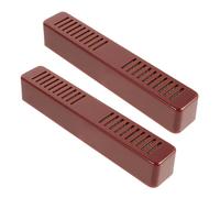 Ciieeo Lot de 2 Humidificateurs pour Cigares Portables Rouges Mini Boîtes Rectangulaires pour Contrôle Précis de L'Humidité Humidificateurs Personnels pour Cave à Cigares Bureau et