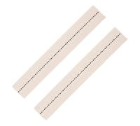 Ciieeo Lot de 2 Mèches de Lampe à Huile en Coton Plat 3,7 Cm X 22 Cm pour Poêle et Lanterne à Pétrole Vintage, Mèche de Rechange Solide pour Éclairage Extérieur et Intérieur, Accessoires