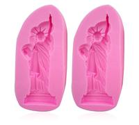 Ciieeo Lot de 2 Moules à Pudding en Silicone Alimentaire Réutilisables Forme Déesse pour DIY Fête D'anniversaire et Fabrication de Glaces Maison