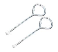Ciieeo Lot de 2 Ouvre-Boîtes Métalliques pour Pots de Peinture 5L Lève-Couvercle Robuste en Métal Outil Manuel pour Ouvrir Bidons de Peinture et Bouteilles Usage Professionnel et